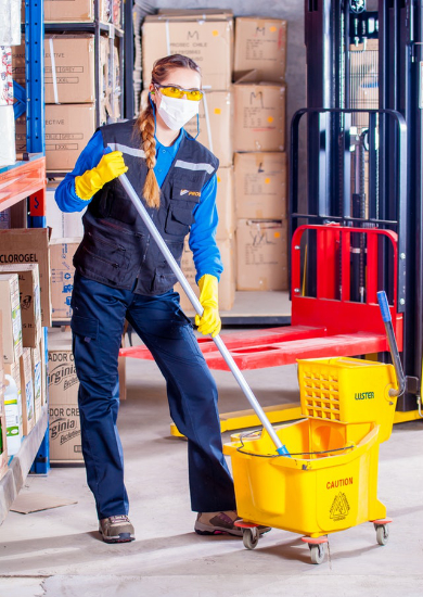 cleaning services mop